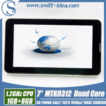 7inch LCD Mtk8312 2g 3G Dual Core Phone Call Tablet PC Pme735f